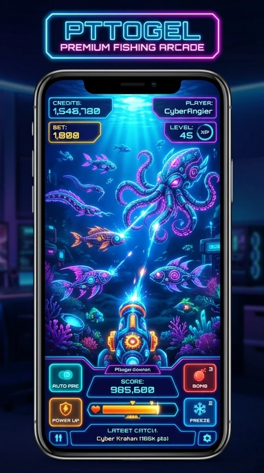 Layar utama pttogel — antarmuka bersih setelah instalasi